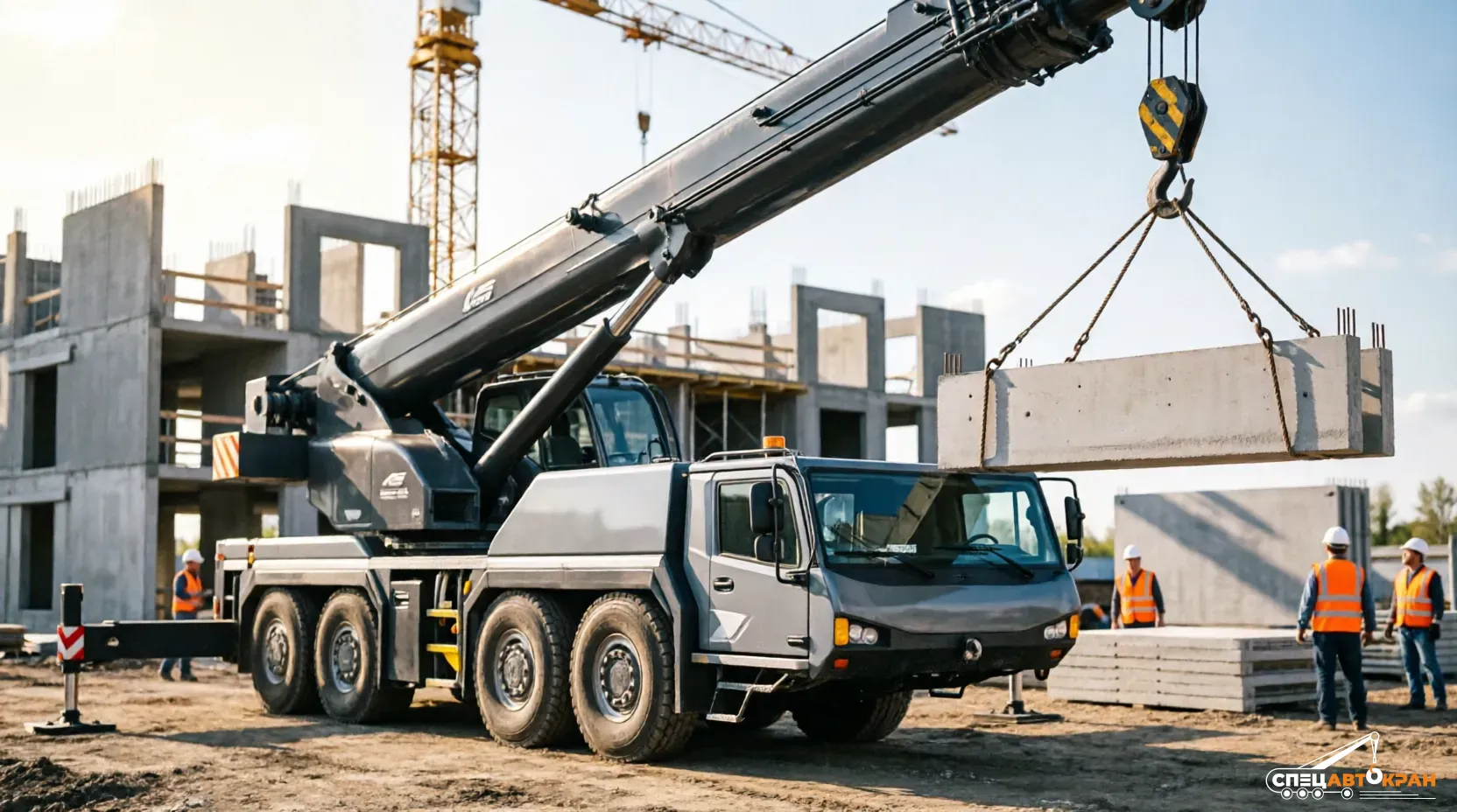 Как выбрать автокран для строительства: полное руководство по грузоподъёмности, вылету стрелы и типу шасси