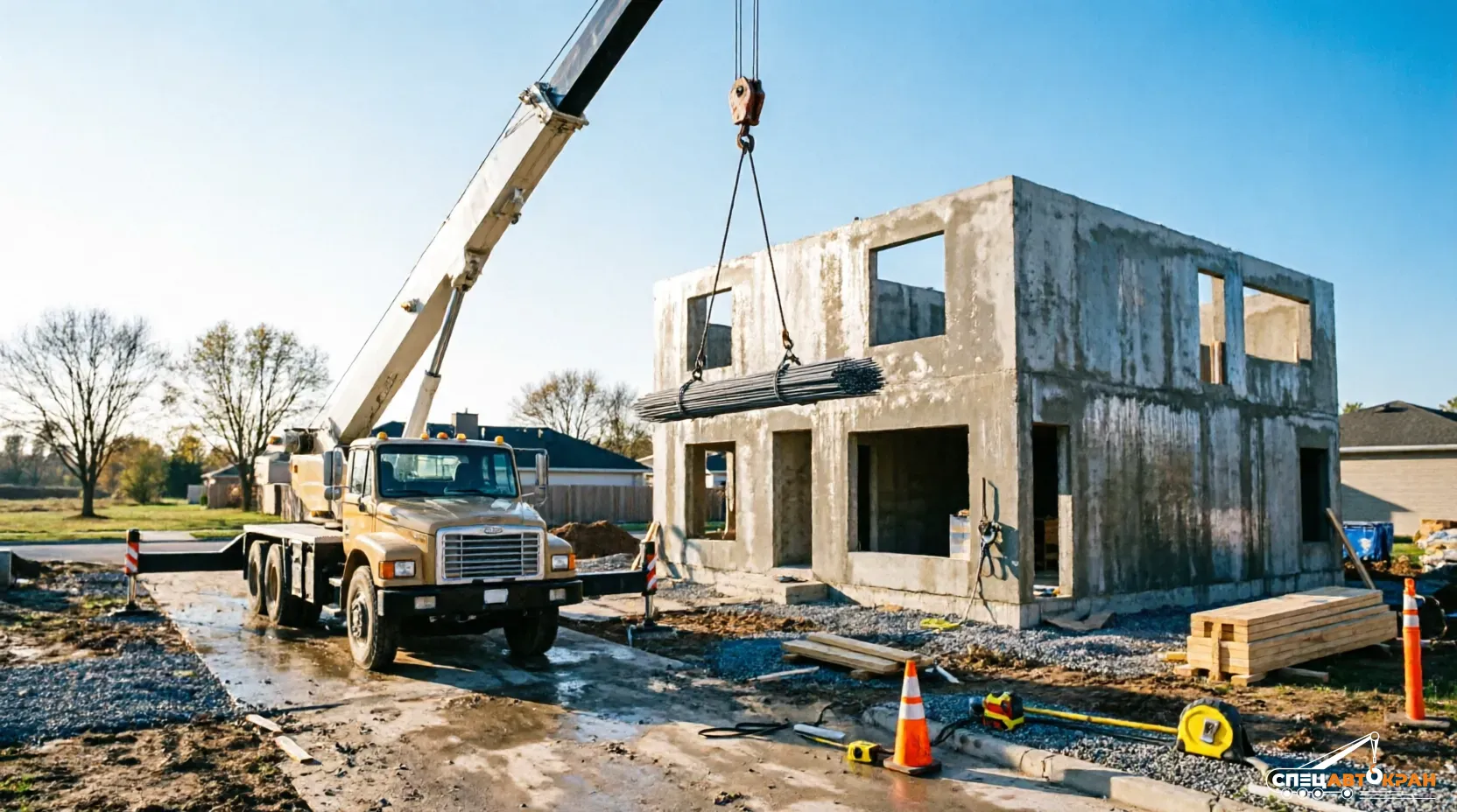 Аренда автокрана для частного строительства: какие работы можно выполнить и как сэкономить