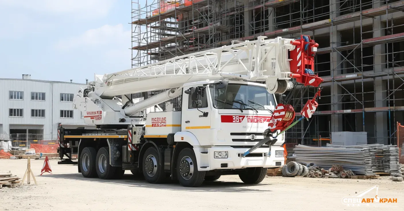 Титан на колесах: почему аренда автокрана 35 тонн - разумный выбор современного строителя